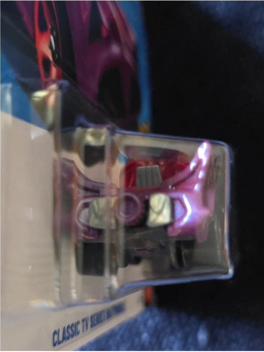 Hot Wheels Batman Classic TV Series Batmobile - Purple/Red